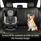 Faux Leather Seat Covers for 2022-2026 Toyota Corolla Cross,Non-Hybrid | Full Set Suv Seat Cushion for Corolla Cross L/XLE/LE,Luxury Waterproof Car Seat Protector,Factory Look,Black-Carbon - Image 2