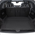 Amazon Basics 4-Piece Heavy Duty Anti-Slip PVC Floor Mats with Cargo Liner, Waterproof Trim To Fit Car Mats, Easy to Clean, Black - Image 6