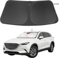Windshield Sun Shade for 2016-2026 Mazda CX-9 CX9 Accessories | Full covered, Foldable & Durable, Block UV Rays, Reduce Heat, Easy to install, Keep Car Cooler by LHFLIVE
