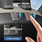 2 Packs Upgraded Foldable Car Seat Headrest Hidden Hooks for Volvo | for Volvo XC90 XC60 S90 S60 V90 V60 60/90 Series Accessories, Storage Organizer for Purse Bag Toy Bottle (Cardamom Brown) - Image 5