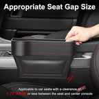 Car Seat Gap Filler Organizer, 2 Pack Multifunctional Car Seat Organizer, Auto Console Side Storage Box with Cup Holders 2 Seat Hooks for Drink, Car Organizer Front Seat for Holding Phone, Sunglasses - Image 3