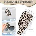 2 Pack Sunglass Holder for Car Visor, Universal Magnetic Car Sunglass Holder for Different Size Eyeglasses, Car Visor Accessories (Leopard-Yellow) - Image 6