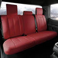 Coverland Custom SUV Car Seat Covers for 2015-2019 Subaru Outback | Premium Waterproof Faux Leather Non-Slip Memory Foam Airbag Compatible Custom Fit Interior Protector [Rear Seat-Wine Red] by Coverland