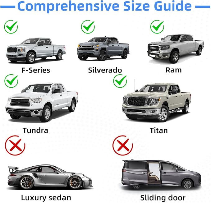 Car Window Shade for Baby, 2 Pack UV Protection Breathable Mesh Window Sun Shade,Car Window Screens for Most Pickup, Truck, Minivan, Large SUV(31.5"x47.2") - Image 5