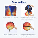 Car Windshield Sun Shade UV Reflector Foldable Front Window SUV | Blocks 98% UV Rays,Keep Interior Cool,Universal Fits Hatchback,Truck,MPV,Storage bag,57"L x 31.5"W,Car Summer Accessories - Image 6