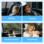 2PCS Rear Side Window Sun Shades for 2023-2026 Honda CRV | Breathable Mesh UV & Heat Blocking Privacy Rear Side Window Covers, Ideal for Baby, Travel and Camping Accessories - Image 8