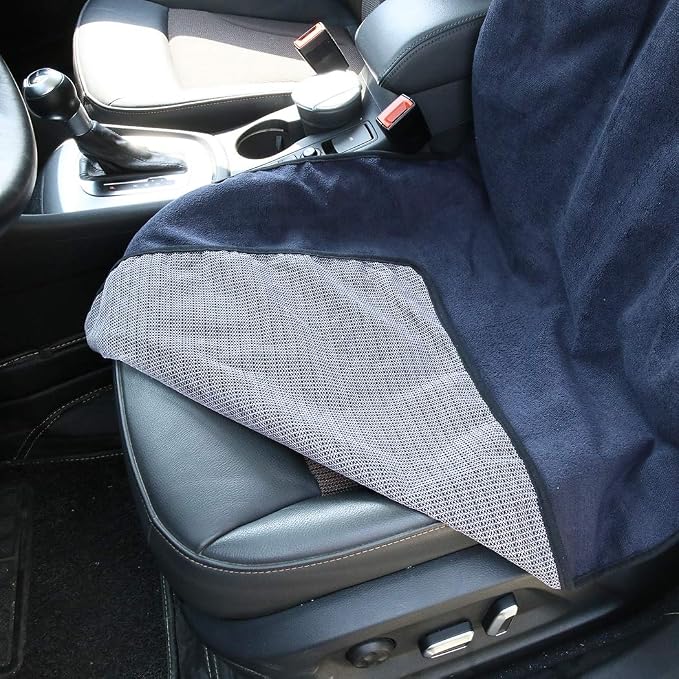 Shakar Sweat Towel Car Seat Cover for Gym Running Athletes Fitness Extreme Crossfit Workout,Auto Seat Pet Protector,Triathlon Beach Swimming Outdoor Water Sports (swe-001) - Image 3