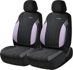 Coverado Seat Covers Full Set, Automotive Car Seat Covers 5-piece, Car Protectors 5 Seats for Car, Purple Auto Seat Covers Spill-Proof Design Universal Fit for SUV, Vans, Sedan, Truck - Image 8