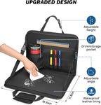 JOYTUTUS 3 in 1 Steering Wheel Eating Tray, Car Back Seat Laptop Desk, Multifunctional Office Bag, Car Work Table for Writing, Car Organizer for Kids, Commuters, Family - Image 5