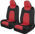 Motor Trend AquaShield Waterproof Front Seat Covers, Red Seat Covers for Cars – Neoprene Front Car Seats Cover, SUV Seat Covers Protector - Car Interior Cover for Auto, Trucks, & Dog Owners by MotorTrend