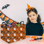 Halloween Ghost thriller basket,Empty Halloween basket,Horror and thriller decor,Trick or Treat Box for Boys and Girls,Horror decor(Spider ghost) - Image 3