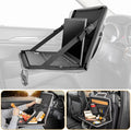 JOYTUTUS 3 in 1 Steering Wheel Eating Tray (Gray), Car Back Seat Laptop Desk, Multifunctional Office Bag, Car Work Table for Writing, Car Organizer for Kids, Commuters, Family by JoyTutus