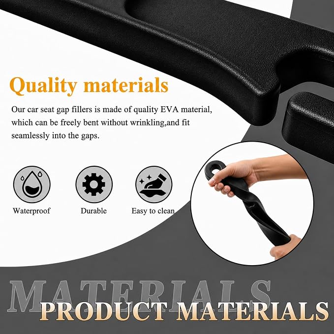 2 Pack Car Seat Gap Filler Compatible with Subaru Outback 2017-2025, Forester, Crosstrek Accessories, Seat Gap Organizer with Emergency Window Breaker & Sunglasses Holder - Image 7