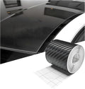 3D Carbon Fiber Vinyl Tape, 2 Inch x 20 ft Car Threshold Guard Anti-Scratch Window Trim Protector, Door Entry Protective Film Waterproof Detailing Tape for Most Vehicles by Unknown