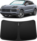 INSAUTO Custom Fit Windshield Sun Shade for Porsche Cayenne 2019–2026 | Foldable Front Window Sunshade Car Accessories, UV & Heat Reflector, Keeps Interior Cool, Includes Storage Bag by INSAUTO