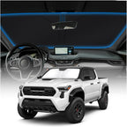 KUST Windshield Sun Shade for Toyota Tacoma Accessories 2016-2025 2026 2Dr 4Dr Pickup Truck, Custom Fit Car Front Window Sunshade Sun Visor Protector Foldable Blocks UV Rays Keep Car Cooler by KUST