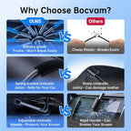 Windshield Sun Shade Umbrella for GMC Sierra 1500 2500 3500 2019-2026 | Foldable Car Sunshade, 360 Rotation Automotive Interior UV Protection for Outdoor Parking, Keep Car Cool - Image 4