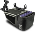 AutoExec AE-GMCD-PI-TAB-PS-GT GripMaster Car Desk for Your Vehicle Workstation and Mobile Office, Grey with 400 watt Power Inverter, Tablet Mount and Printer Stand | 400 Watt Power Inverter, Tablet Mount, Printer Stand, Vehicle Workstation and Mobile O... by AutoExec