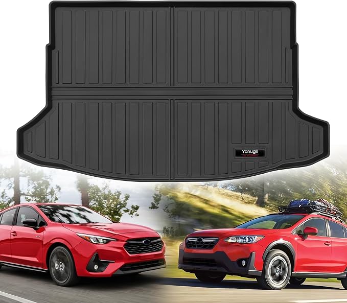 Custom for 2018-2023 Subaru Crosstrek & 2017-2023 Impreza Cargo Mats Trunk Liner All Weather TPE Protection Mat Accessories (for 2018-2023 Subaru Crosstrek/Impreza) by Yonugli