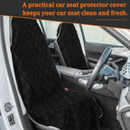Lonfliness 2PCS Car Seat Cover Towel Non Slip Front Seat Car Seat Towel Athletic Running Towel Washable Seat Cover for Gym Workout Sweat Outdoor Sport Beach Hiking Yoga (Midnight) - Image 4