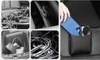 Universal Car Side Pocket Organizer for Car Seat, PU Leather Car Pocket Pouch, Door, Window, Console, Keys Cards Cell Phone Sunglasses Holder for Car, Multifunctional Car Organizer Accessories. - Image 7