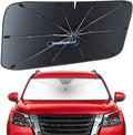 Windshield Sun Shade Umbrella for Nissan Pathfinder 2022-2026 Front Window | Heat-Reflective Window Shade, Umbrella Sunshade Cover Blocks Heat, Protects Interior, Vehicle-Specific Precision Fit by Fshaanys
