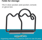 Heavy Duty Car Hanger for Clothes, Dry Cleaning and Garment Bags | High Road's Solid Steel Car Clothes Hanger Holds 12 Garments, Bottom Hooks Keep Hangers in Place, Easy Carry Handle - Image 5