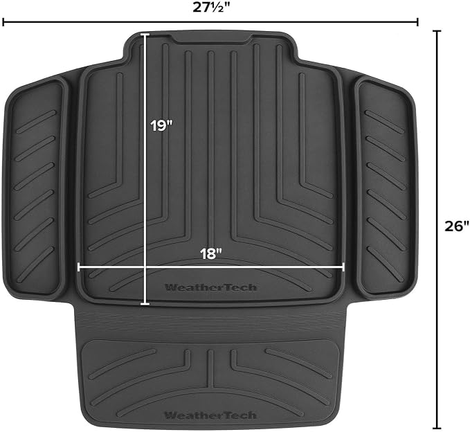 WeatherTech Child Car Seat Protector, Grey - Image 5