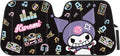 Carbella Kuromi Car Windshield Sun Shade, Official Sanrio Accordion Style Sunshade for Car Window, Cute Kawaii Car Sun Shade Windshield, Kuromi Car Accessories for Women (Neon Party) by Carbella