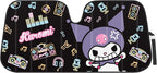 Carbella Kuromi Car Windshield Sun Shade, Official Sanrio Accordion Style Sunshade for Car Window, Cute Kawaii Car Sun Shade Windshield, Kuromi Car Accessories for Women (Neon Party) by Carbella