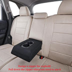 coverdream Custom Seat Covers Compatible with Select Toyota Corolla L,LE 2020 2021 2022 Models (Beige,Full Set) - Image 5