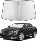 EcoNour Windshield Sunshade Compatible for Cadillac XTS 2013-2017 2018 2019 | Sun Visor for Front Windshield & Window Sun Shade Cover, UV Heat Blocker & Protector, Car Accessories by EcoNour