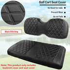 NOKINS Golf Cart Rear Seat Covers for ICON i40L, Star EV & Advanced EV | Diamond Pattern；UV Resistant；All-Weather Protection - Image 3
