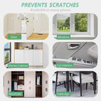 Door Protector from Dog Scratching 200" x 8.2" Cat Scratch Door Frame Single Sided Adhesive Protector Anti Dog Scratch Door Guard for Dogs Clear CHUANGSEED - Image 4