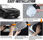 D-Lumina Windshield Sun Shade for Mazda CX-5 2017-2025 CX5 Accessories, Front Window Sunshade Sun Visor Protector Block UV Rays Heat, Foldable 2 Layers 210T Material - Image 5