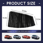 ZATOOTO Car Magnetic Side Window Sun Shades, Car Sunshades Curtains, 2 Pack | Privacy, UV‑Block, Heat Insulation, Metal Frame Fit, Camping, Sleeping,Travel, Baby Safety, and Daily Use, Easy to Install - Image 4