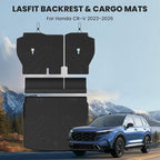 LASFIT Cargo Liner for Honda CR-V 2023-2026 (Gasoline & Hybrid & e:FCEV) | All Weather Custom Fit Anti-Slip Pet Friendly Easy Clean TPE Trunk Mat with Backrest Mat (Upper Position) - Image 3