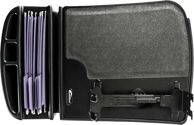 AutoExec GripMaster Car Desk for Your Vehicle Workstation and Mobile Office, Black with Printer Stand | Vehicle Workstation, Mobile Office - Image 4