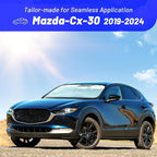 Windshield Sun Shade Umbrella for Mazda CX-30 2019-2024 Front Windows | Foldable Car Sunshade with 360° Rotating Shaft, Custom fit CX-30 Sun Visor Shield for UV Blocking and Heat Insulation - Image 3