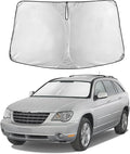 EcoNour Windshield Sunshade Compatible for Chrysler Pacifica 2004-2008 | Sun Visor for Front Windshield & Window Sun Shade Cover, UV Heat Blocker & Protector, Car Accessories by EcoNour