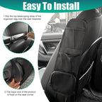 2PCS Car Seat Storage Hanging Bag, Car Seat Side Organizer, Multifunctional Cars Mesh Net Pocket, Multi-Pocket Seats Side Storage Interior Accessories Universal for Cars SUV (Black, 2PCS) - Image 7
