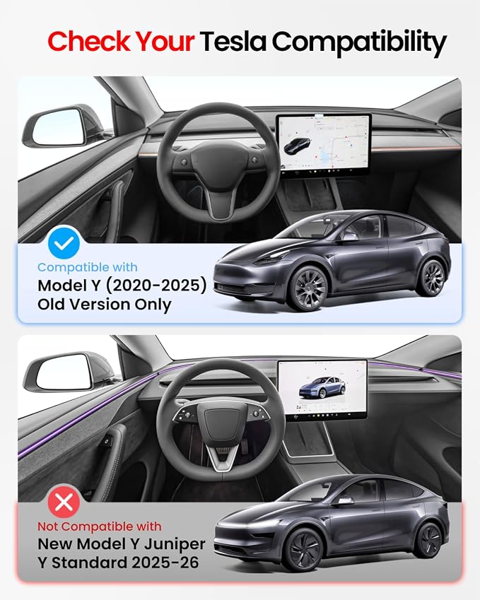 REEVAA Tesla Model Y (2025-2020) Sunshade Roof Accessories, Gray | OEM Fit; Full Blackout & Heat-Blocking; Protect Interior & Reduce A/C Workload; Two-Piece Magnetic Design Prevents Sagging - Image 7