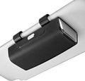 Car Sunglasses Holder for Sun Visor, Button Leather Eyeglass Hanger and Interior Storage Box by HOLDCY