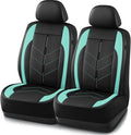 Skechers Car Seat Covers,Luxury Faux Leather Seat Covers,Waterproof Anti Slip Car Seat Protector Front Seats,Car Accessories Airbag Universal Fit for Most Cars,Vans,Trucks,SUV,Mint by Unknown