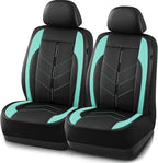 Skechers Car Seat Covers,Luxury Faux Leather Seat Covers,Waterproof Anti Slip Car Seat Protector Front Seats,Car Accessories Airbag Universal Fit for Most Cars,Vans,Trucks,SUV,Mint by Unknown