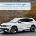 Windshield Sun Shade Car Sunshade Accessories for 2018 2019-2026 VW Tiguan | HOHUIGO Preferred Premium Front Window Shade Car Sun Visor UV Protector Fit Volkswagen Tiguan SUV Heat shield Cover - Image 7