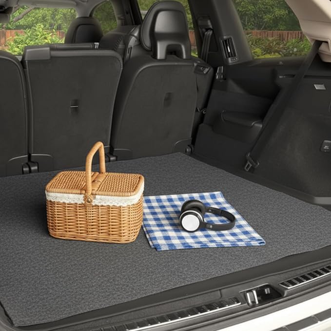 Cuttable Cargo Liner Mat 60" x 72" Universal All-Weather Trunk Protection Dog Seat Cover Cut-to-fit Machine Washable Protects Vehicle Interior for SUV Trucks Vans and Cars - Image 5