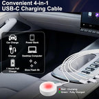 4 Pcs Magnetic Wireless Interior Car Led Lights with Remote Control | 16 Colors USB Rechargeable, Touch Ambient Led Lights for Decor - Image 6
