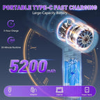 KMM Handheld Car Vacuum Cleaner, 16000PA Hand Held Vacuum & Air Duster | Strong Suction, Portable, Cordless, 120W High Power Rechargeable, Multi-Nozzles & LED Liht, for Home, Car, Office - Image 4