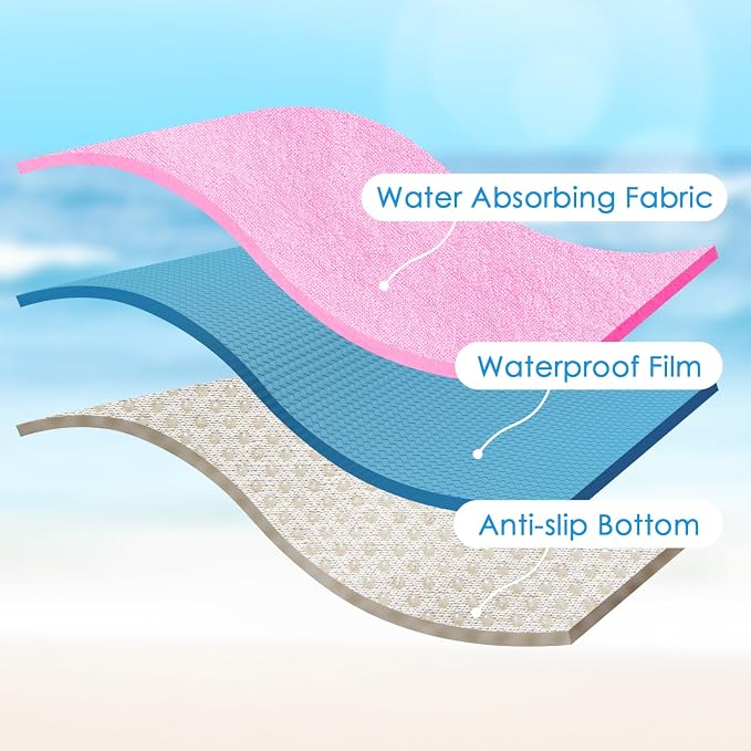 Waterproof 2 Pack Car Seat Cover Universal Fits Car Sweat Towel for Trucks SUV Van Cute Pink Car Seat Protector Sweat Proof Protector Cloth Seats - Image 4